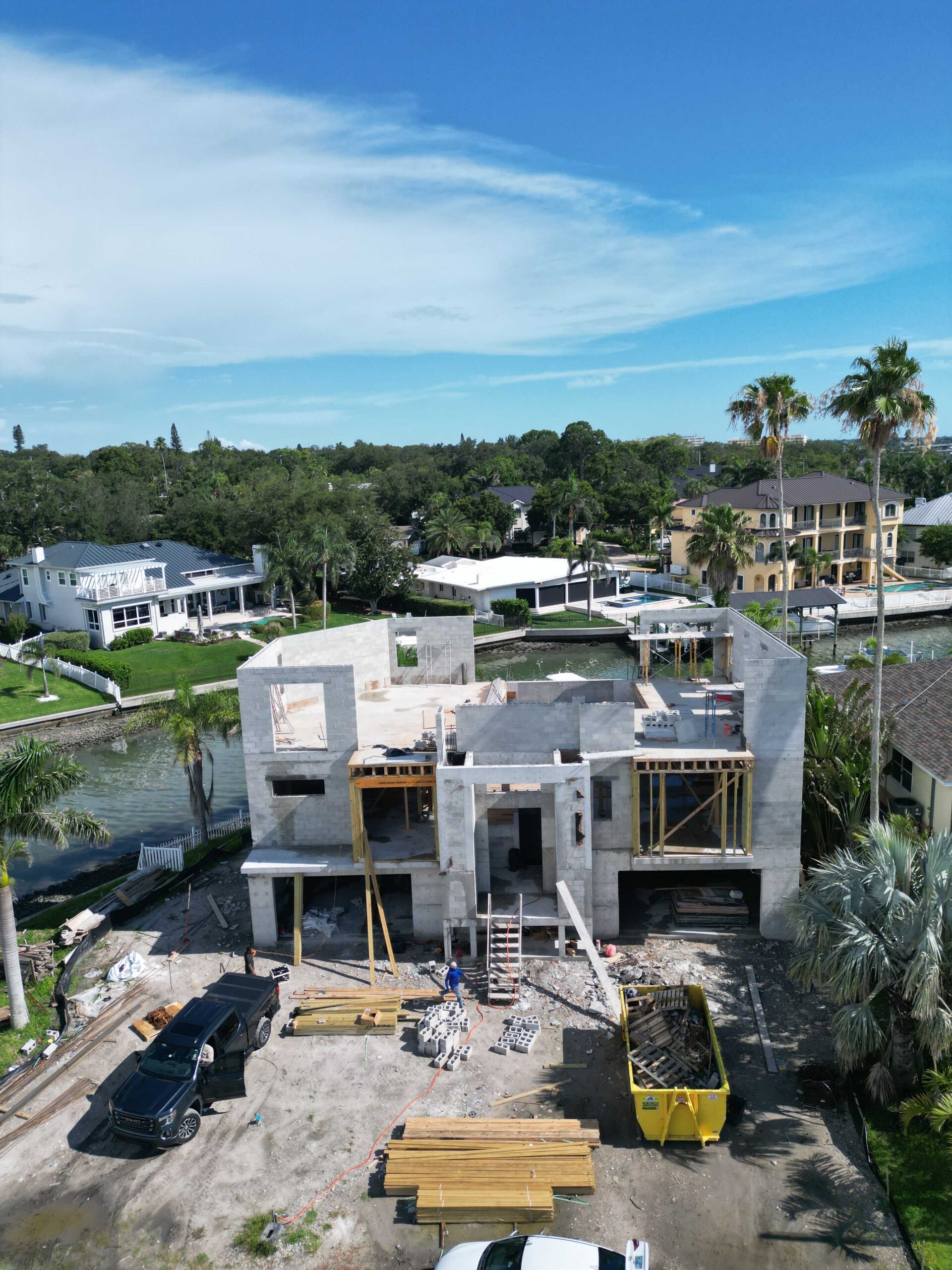 Belleair construction — aerial 1